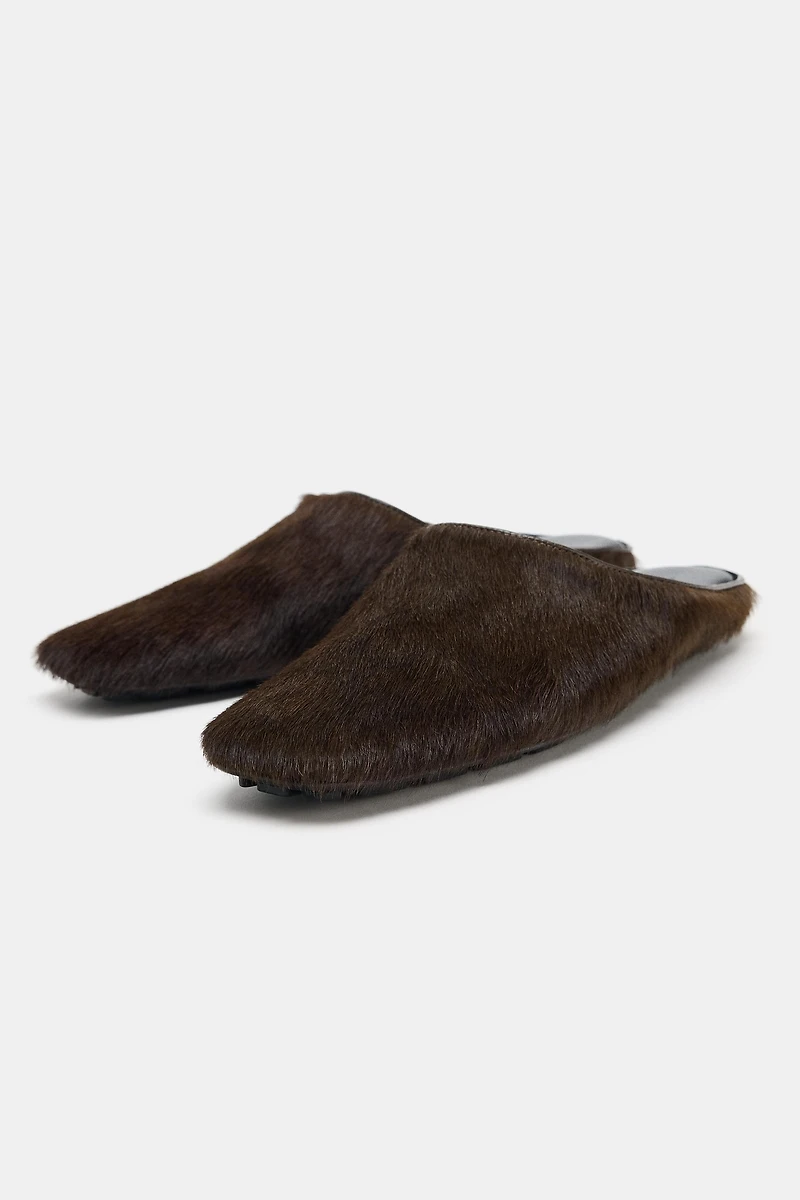 LIMITED EDITION LEATHER MULE SHOES