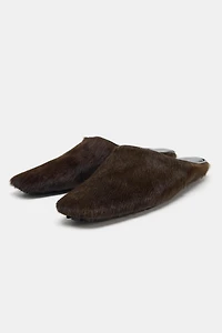 LIMITED EDITION LEATHER MULE SHOES