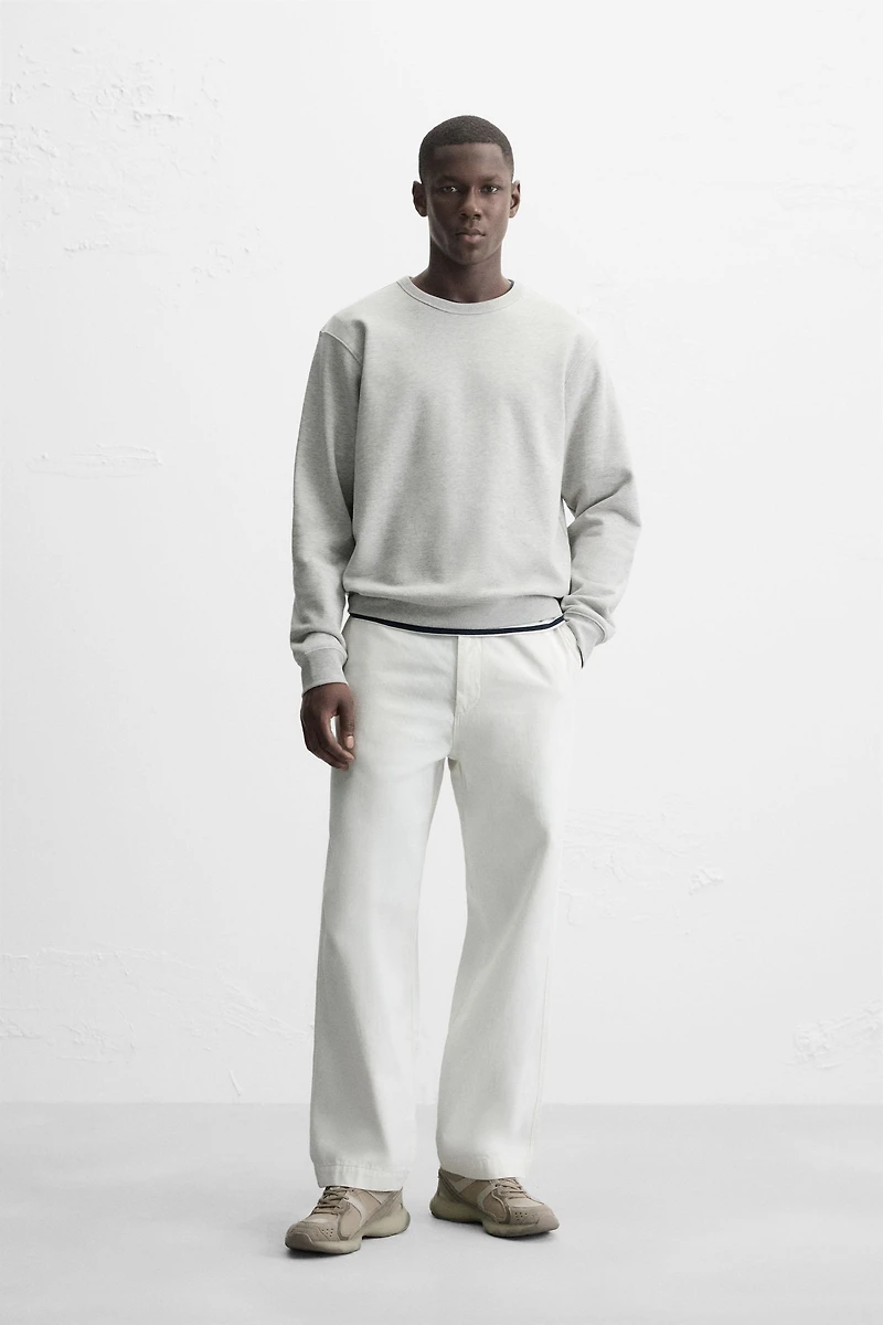 BASIC CREWNECK SWEATSHIRT