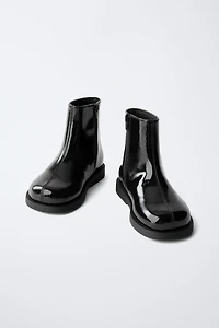 PATENT FINISH BOOTS