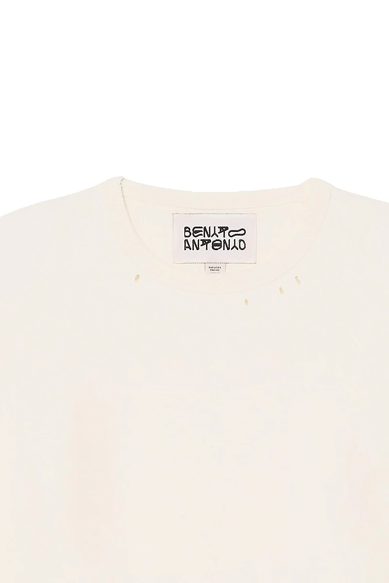 WASHED REVERSIBLE EFFECT T-SHIRT