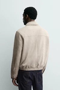 FAUX SUEDE JACKET