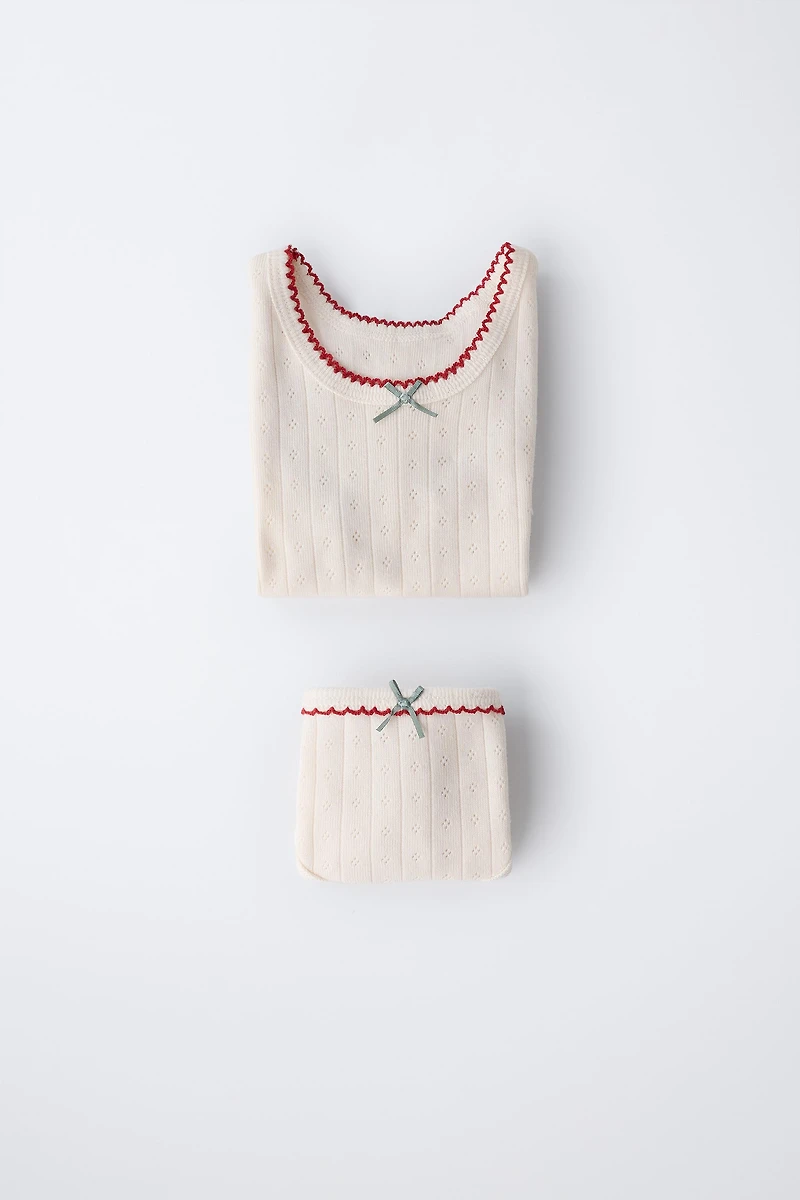 1/2 - 6 YEARS/ POINTELLE TOP AND UNDERWEAR PACK