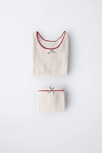 1/2 - 6 YEARS/ POINTELLE TOP AND UNDERWEAR PACK