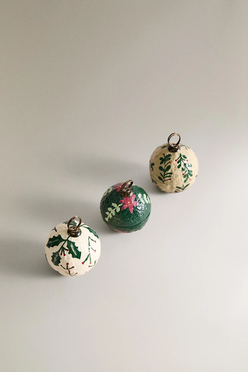 CHRISTMAS BALL PLACEHOLDERS (SET OF 3)