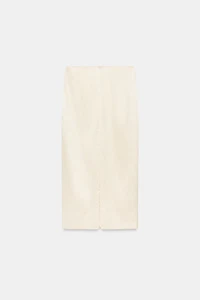 SATIN MIDI SKIRT