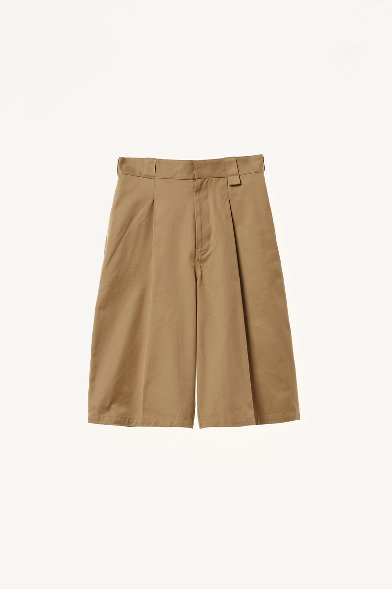 WIDE FIT PLEATED BERMUDA SHORTS WILLY CHAVARRIA X ZARA