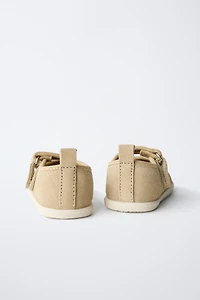 BAREFOOT LEATHER BALLET FLATS