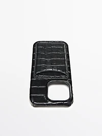 Nappa leather iPhone 16 Pro case