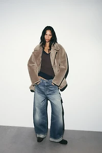 REVERSIBLE DOUBLE-FACED COAT