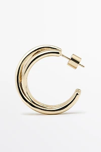 Boucles d’oreilles créoles brillantes