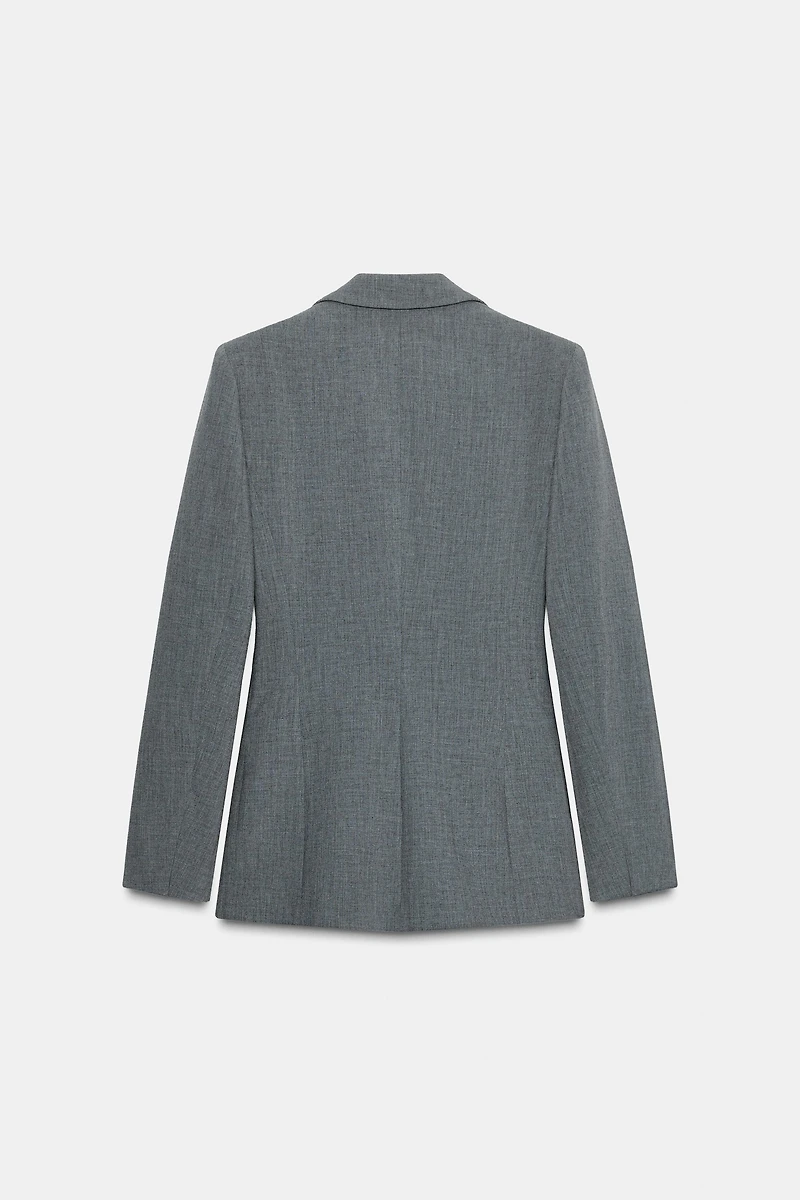 ONE-BUTTON TAILORED BLAZER