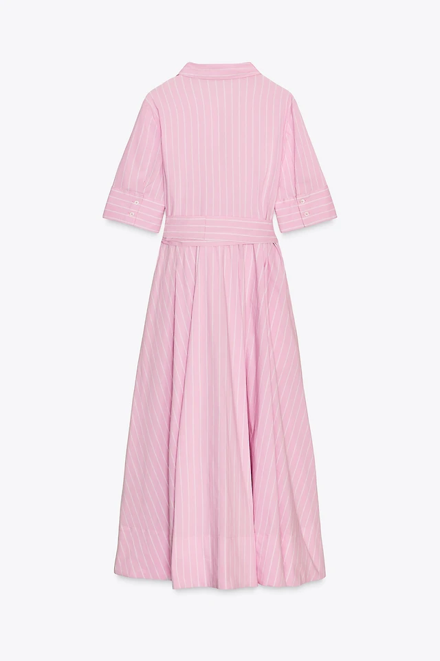 strapless open back dress Pink Silk Cocktail Dress 1960s  dba House of Strut