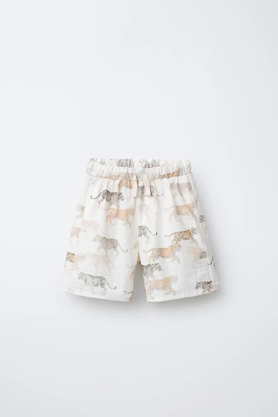 BERMUDA À MOTIFS ANIMAUX