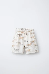BERMUDA À MOTIFS ANIMAUX