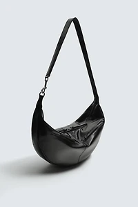 TOPSTITCHED SHOULDER BAG