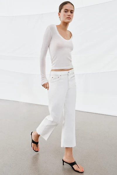 JEAN ZW COLLECTION CROPPED FLARE TAILLE MOYENNE