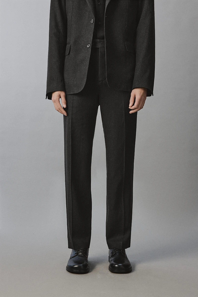 VISCOSE - HEMP SUIT PANTS