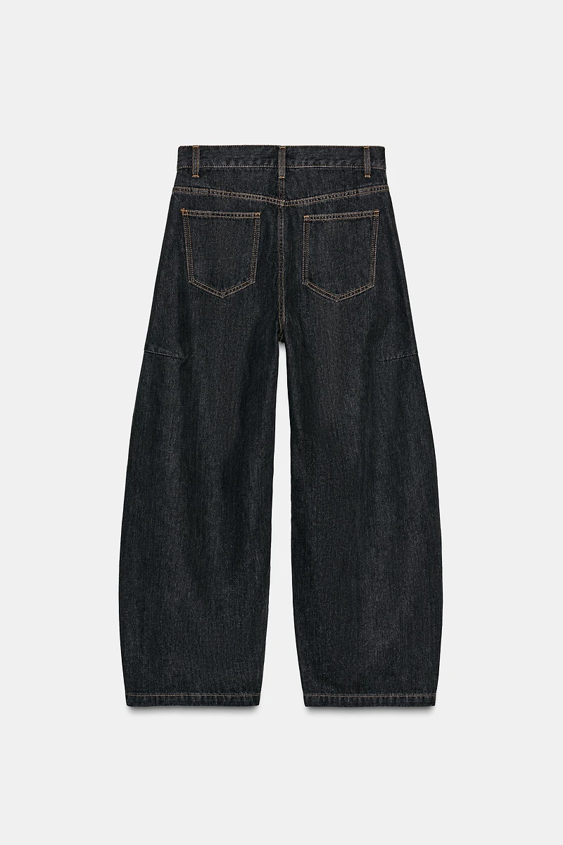 ZW COLLECTION MID-RISE BARREL JEANS