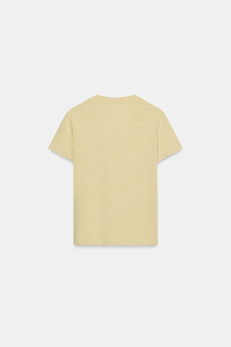 T-SHIRT EN COTON FLAMMÉ