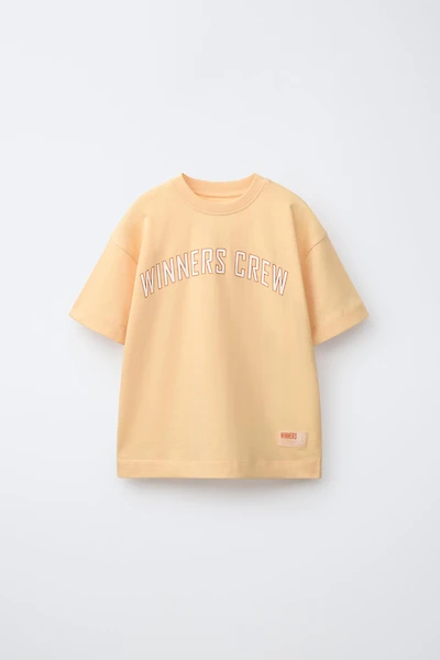 JOGGING TEXT T-SHIRT