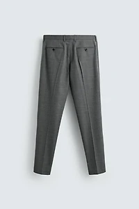 PLAID SUIT PANTS