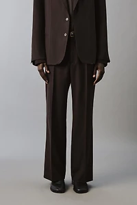 FLARE FIT SUIT PANTS WITH WOOL