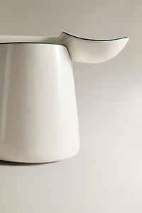 STONEWARE ICE CREAM SERVING SET