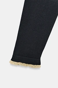 GILET EN MAILLE AVEC FINITIONS DENTELLE