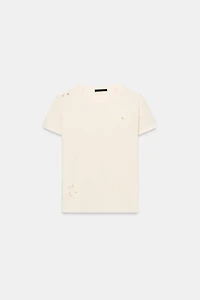 RIPPED SHORT SLEEVE T-SHIRT