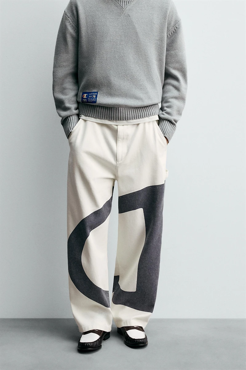 PANTALON LOGO CONTRASTÉ CHAMPION ® X ZARA