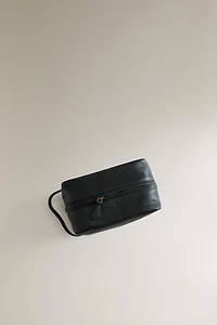 TROUSSE DE TOILETTE CUIR NAPPA