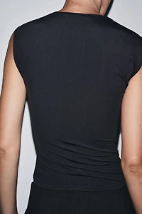 POLYAMIDE LACE TOP