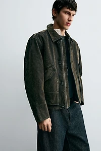 VELOUR TWILL JACKET