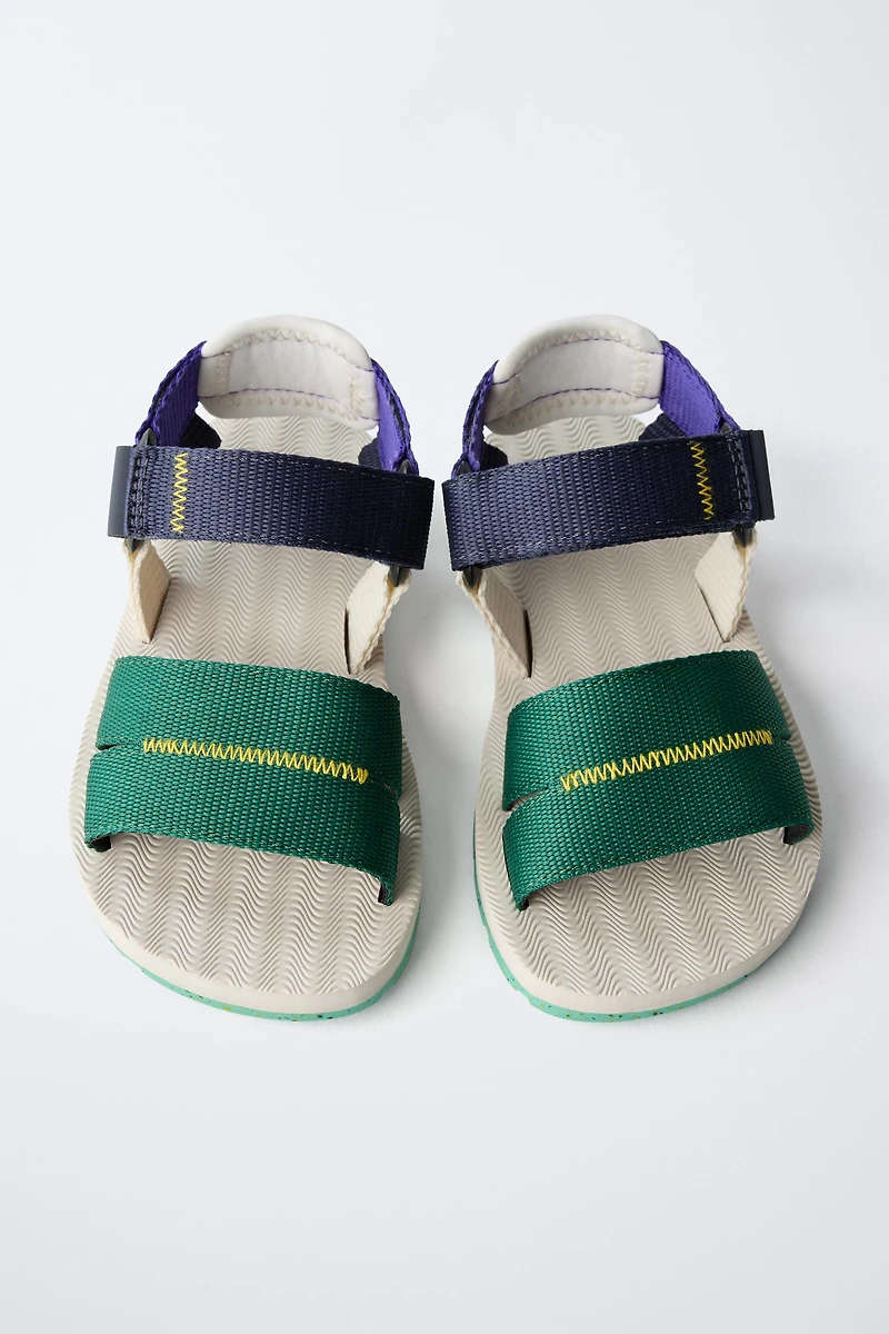 COLOR TECHNICAL SANDALS