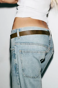 TRF LOW RISE STRAIGHT JEANS