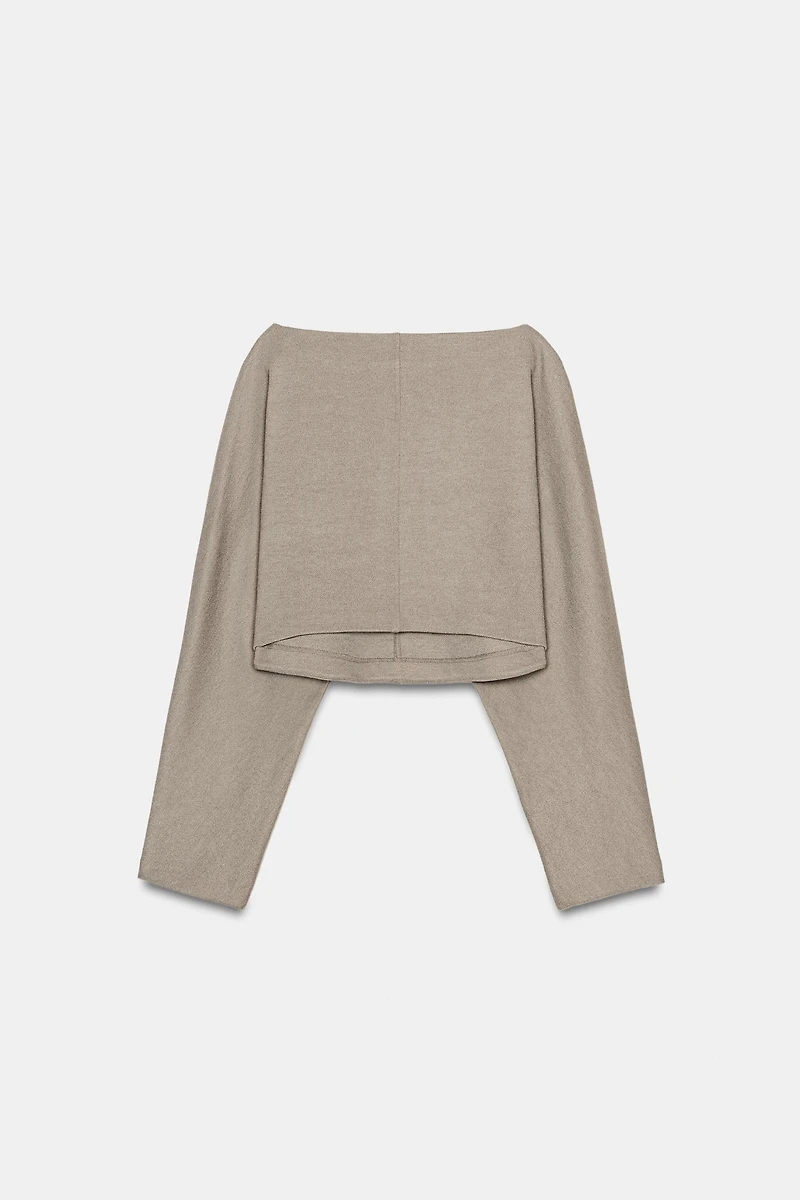 LONG SLEEVE CROP TOP