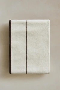 SERVIETTE DE BAIN FRISE POINT RIZ