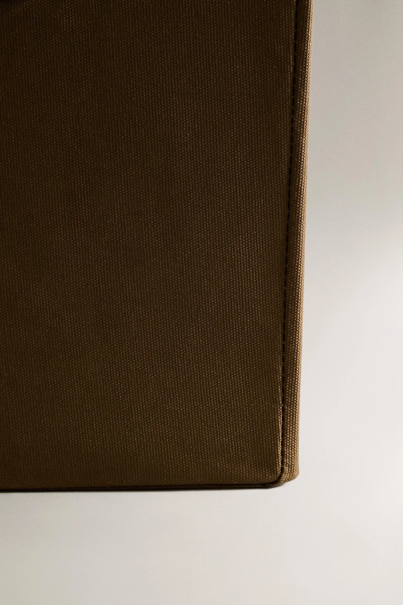 CORBEILLE EN TOILE DE COTON