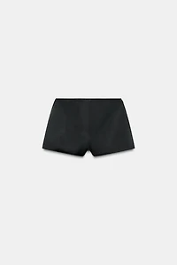 SATIN MINI SHORTS
