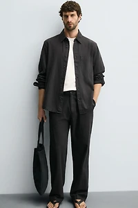 FLOWY COTTON - LINEN PANTS