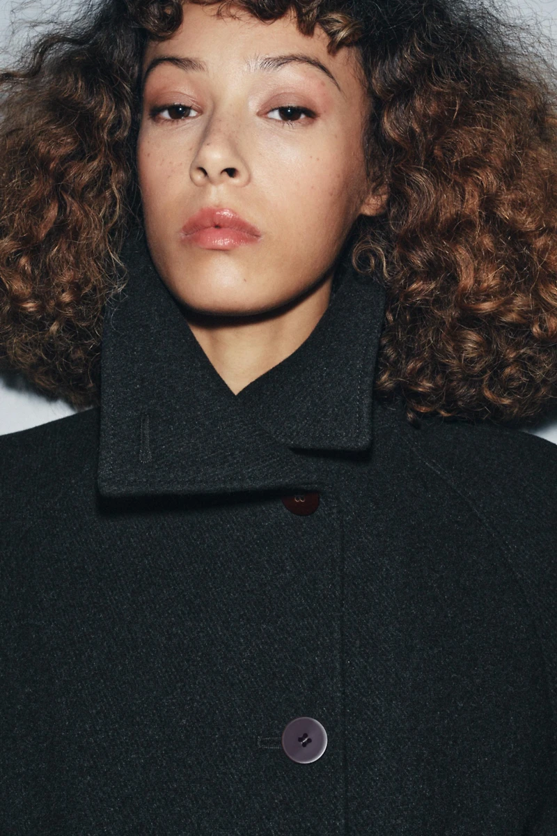 ZW COLLECTION WOOL SHORT COAT