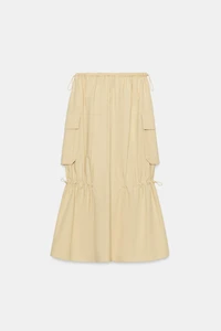ZW COLLECTION CARGO MIDI SKIRT