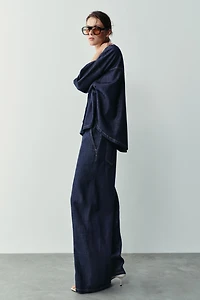 Z1975 WIDE SLEEVE DENIM SHIRT