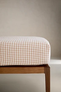 CHILDREN’S GINGHAM FITTED SHEET