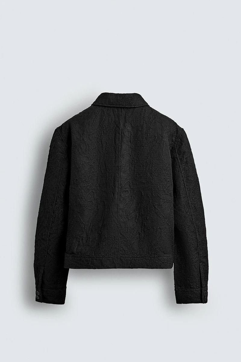 CROCHET TEXTURED JACKET
