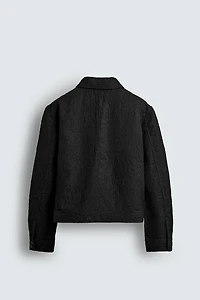 CROCHET TEXTURED JACKET
