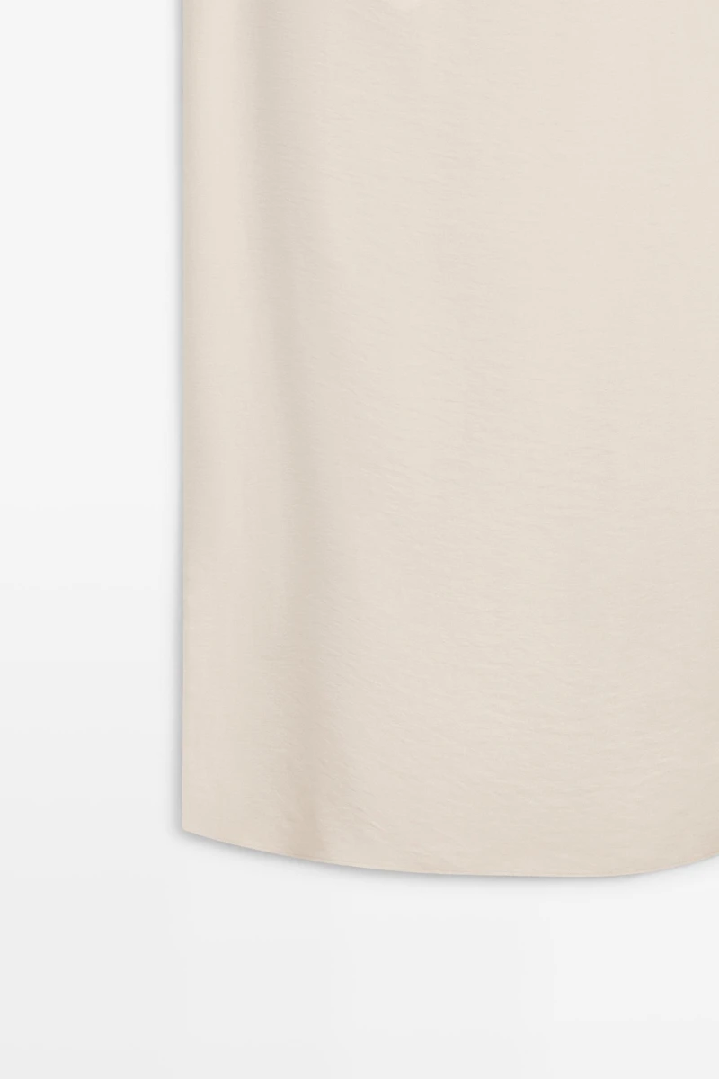 Asymmetrical drape detail dress - STUDIO