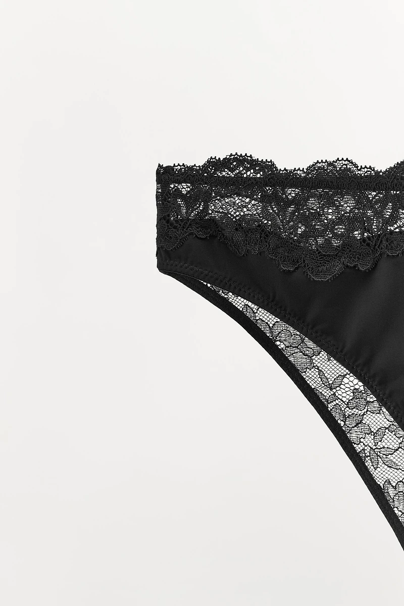 COMBINATION LACE PANTIES
