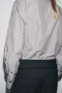 FLOWY STRIPED SHIRT ZW COLLECTION